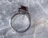 Garnet Dragon Ring, Size 5.75