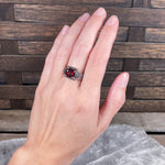Garnet Dragon Ring, Size 5.75