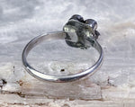 Dishta Style Turquoise Flower Ring, Size 5.25