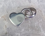 Sterling Puffy Heart Charm by Silpada (as-is)