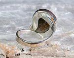 Sterling Ammonite Ring, Size 6.5