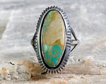 Navajo Turquoise Ring by William G Johnson, Size 10