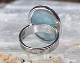 Huge Aquamarine Ring, Size 7