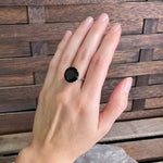 Dark Smoky Quartz Ring, Size 6.75