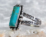 Sterling Turquoise Ring by Maisel’s, Size 4.75