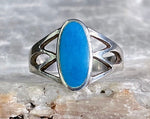 Faux Turquoise Ring, Size 5