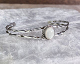 Twisted Navajo Mother of Pearl Cuff