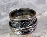 Shablool Pidae Spinner Ring, Size 6.25