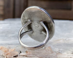 Sterling Inlay Bird Ring, Size 5.25