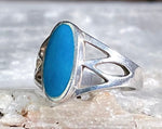 Faux Turquoise Ring, Size 5