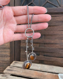 Sterling Artisan Made Tigers Eye Necklace