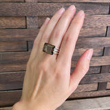 Brown Spinel Ring, Size 6