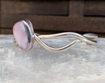 Sterling Mother of Pearl Cuff Bracelet