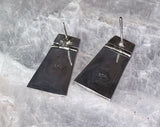 .950 Silver Spiny Oyster Inlay Earrings