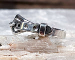 Sterling Buckle Ring, Size 8