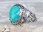 Amazonite Ring by Carolyn Pollack, Size 10
