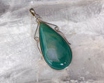 Sterling Dyed Druzy Agate Pendant