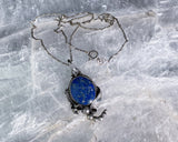 German Sterling Lapis Necklace by Hans Dietze