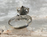 Sterling Frog Ring, Size 6.5