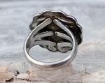 Sterling Bell Trading Sunface Ring, Size 4.25